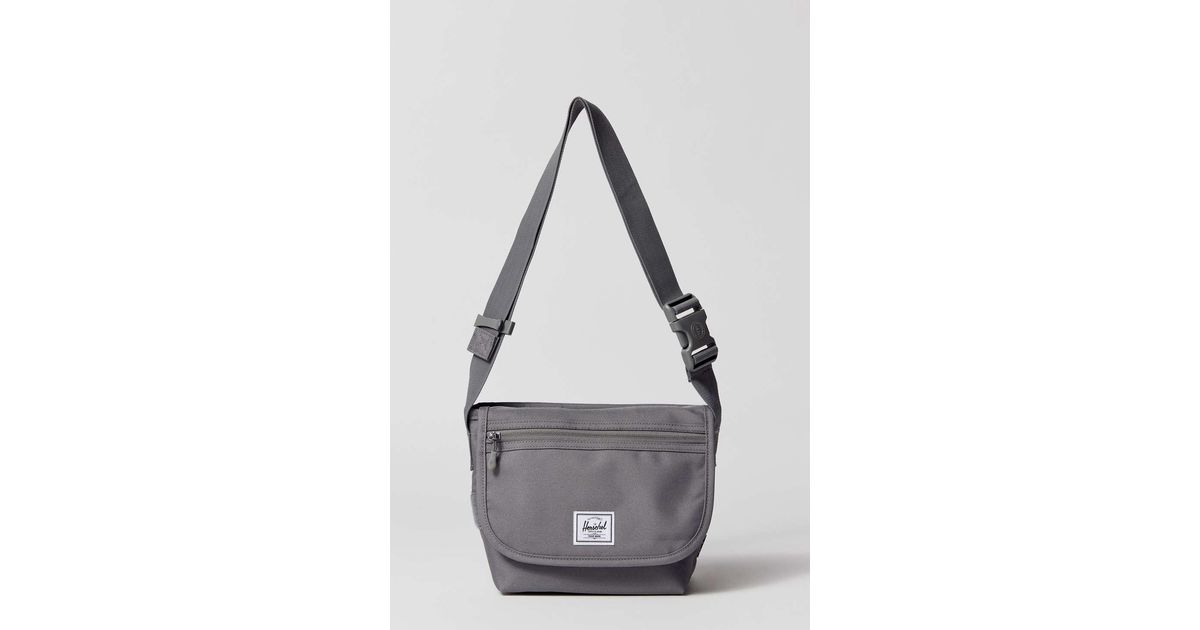 Herschel Supply Co. Uo Exclusive Grade Mini Messenger Bag In Gargoyle