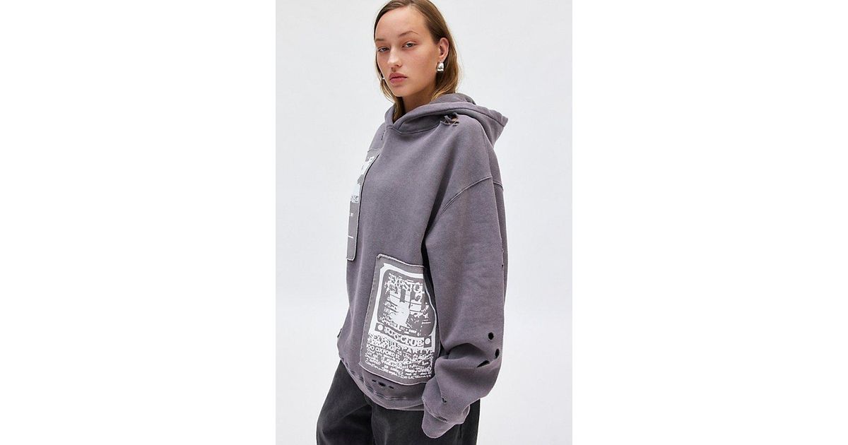 Urban Outfitters Sex Pistols Patched Graphic Hoodie Sweatshirt in Gray |  Lyst