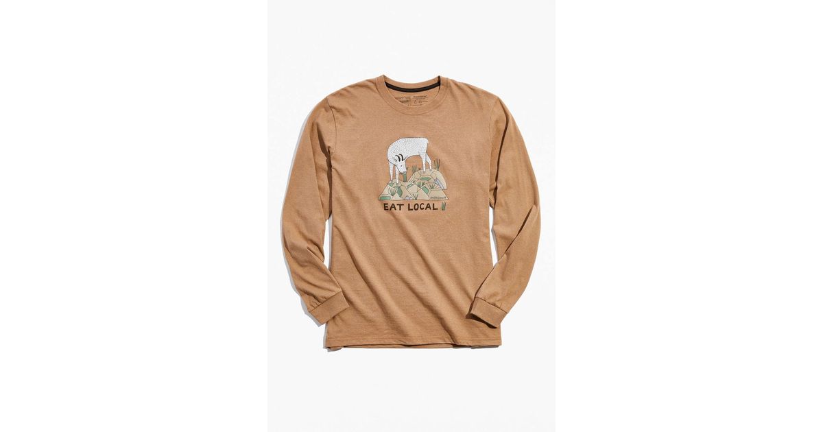 patagonia eat local shirt