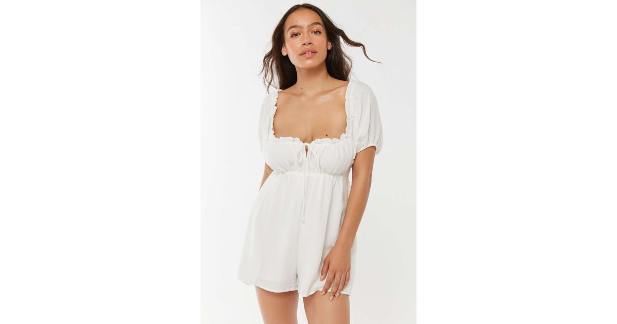 urban outfitters white romper