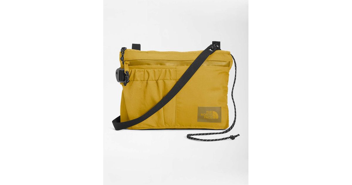 The North Face Mountain Shoulder Bag in Yellow for Men Lyst