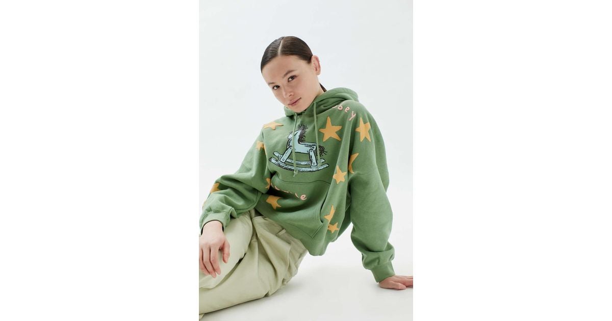 Obey top green sweater