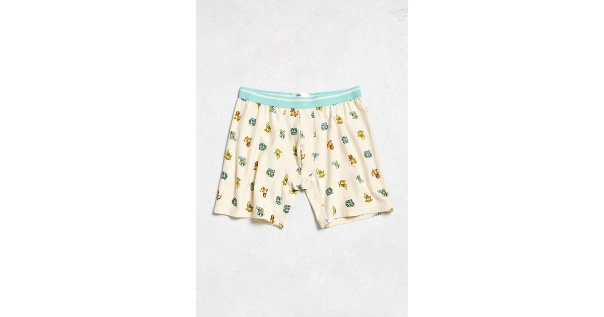 Urban Outfitters Pokemon Print Boxer Brief in Yellow for Men
