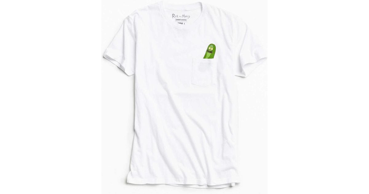 pickle rick shirt pocket