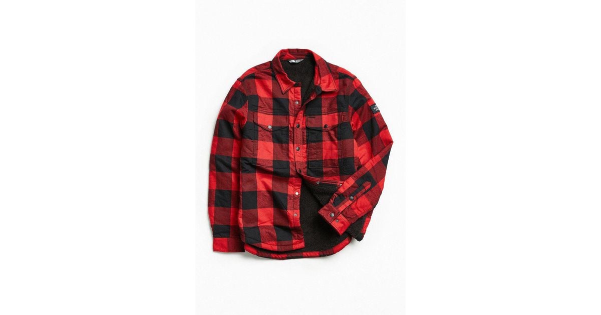 The North Face The North Face Campground Plaid Sherpa Shirt Jacket