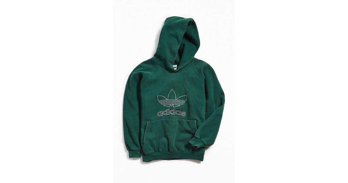 Urban Outfitters Vintage Adidas Green Hoodie Sweatshirt for Men | Lyst