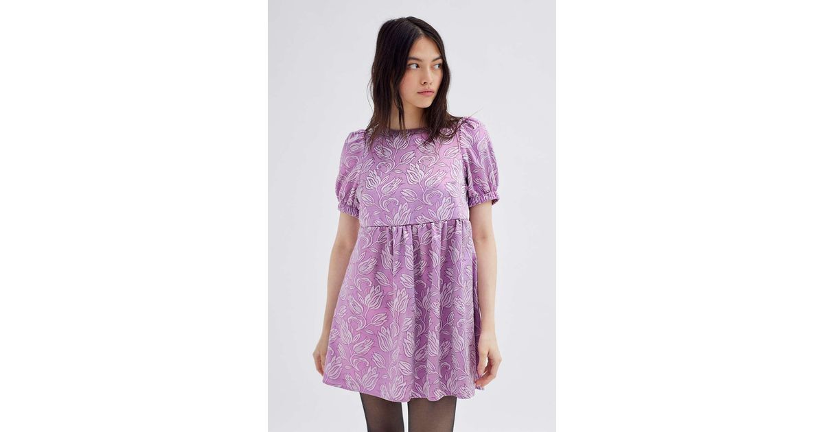 urban renewal remnants checkered babydoll dress