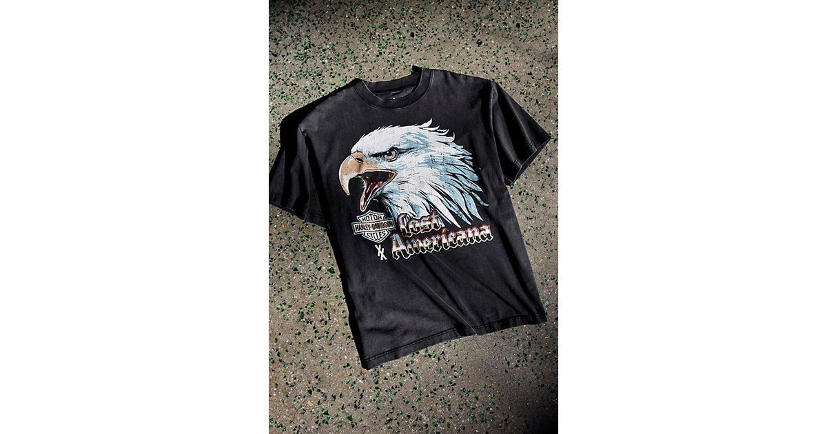 Urban Outfitters Harley Davidson X Mgk Lost Americana Graphic Tee 