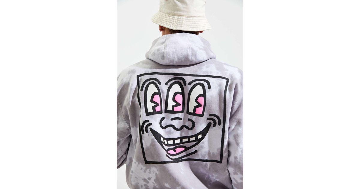 Keith haring tie dye hoodie Clearance