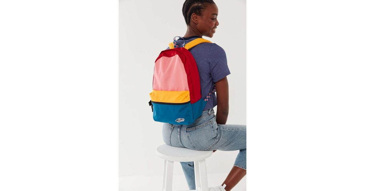 vans calico patchwork backpack