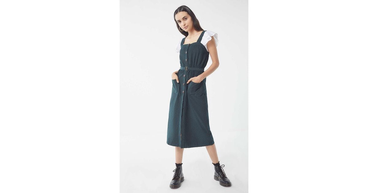 corduroy midi dress