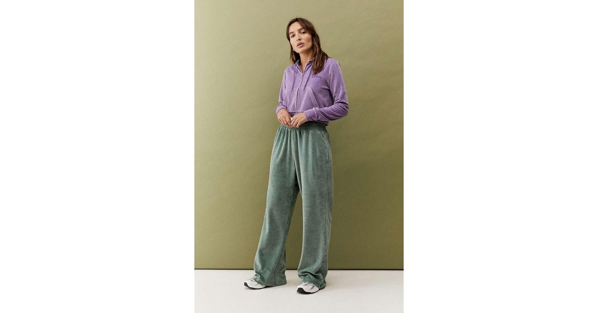 Iets frans velour wide leg joggers hotsell