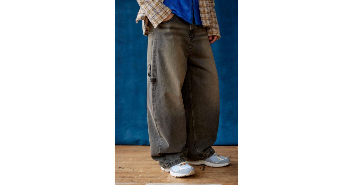 BDG Cocoon Fit Jean In Washed Black,at Urban Outfitters in Blue