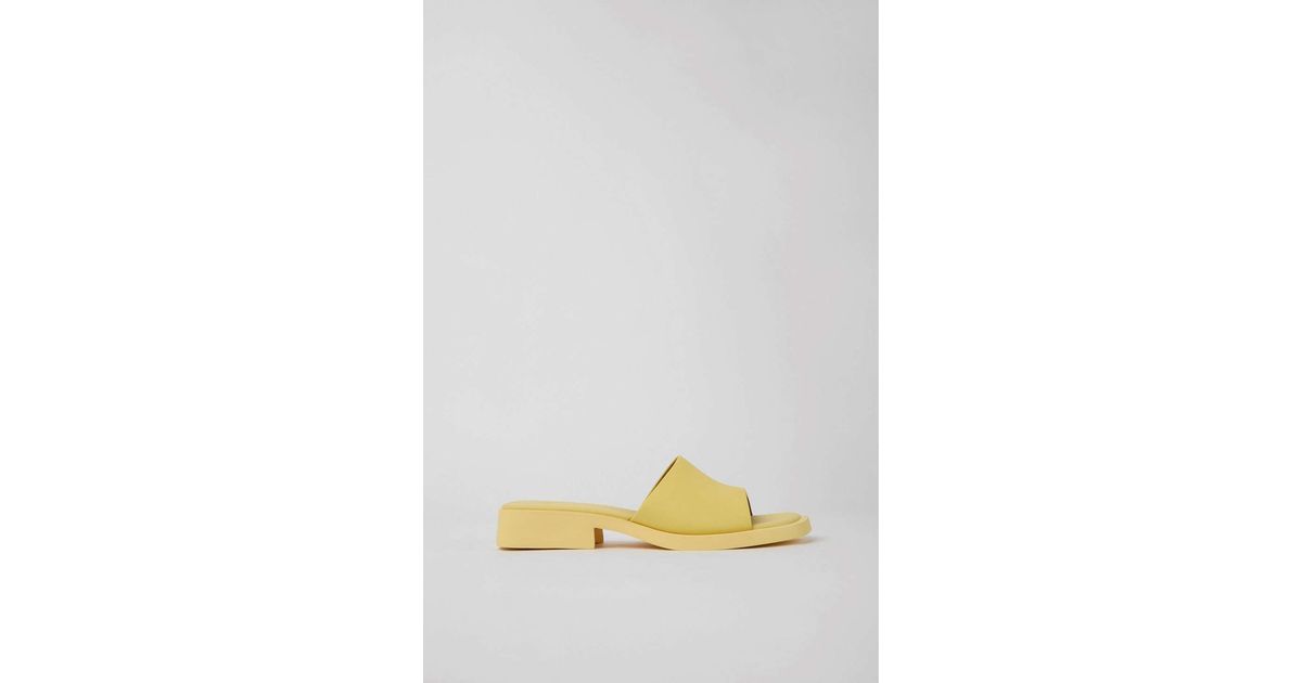 camper yellow shoes