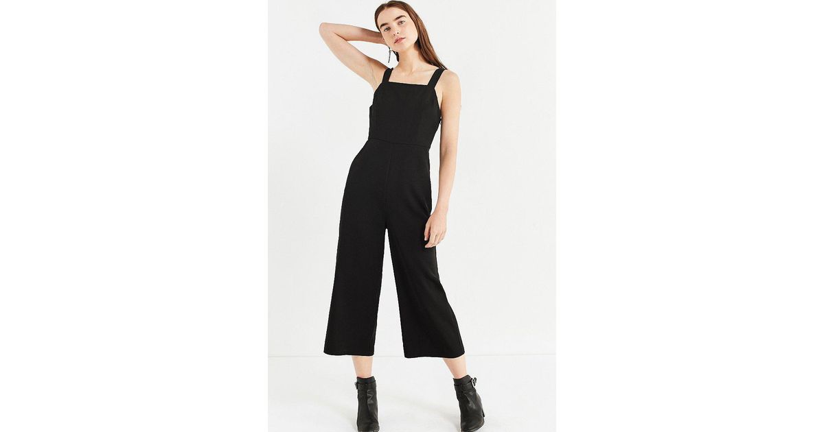urban outfitters black jumpsuit