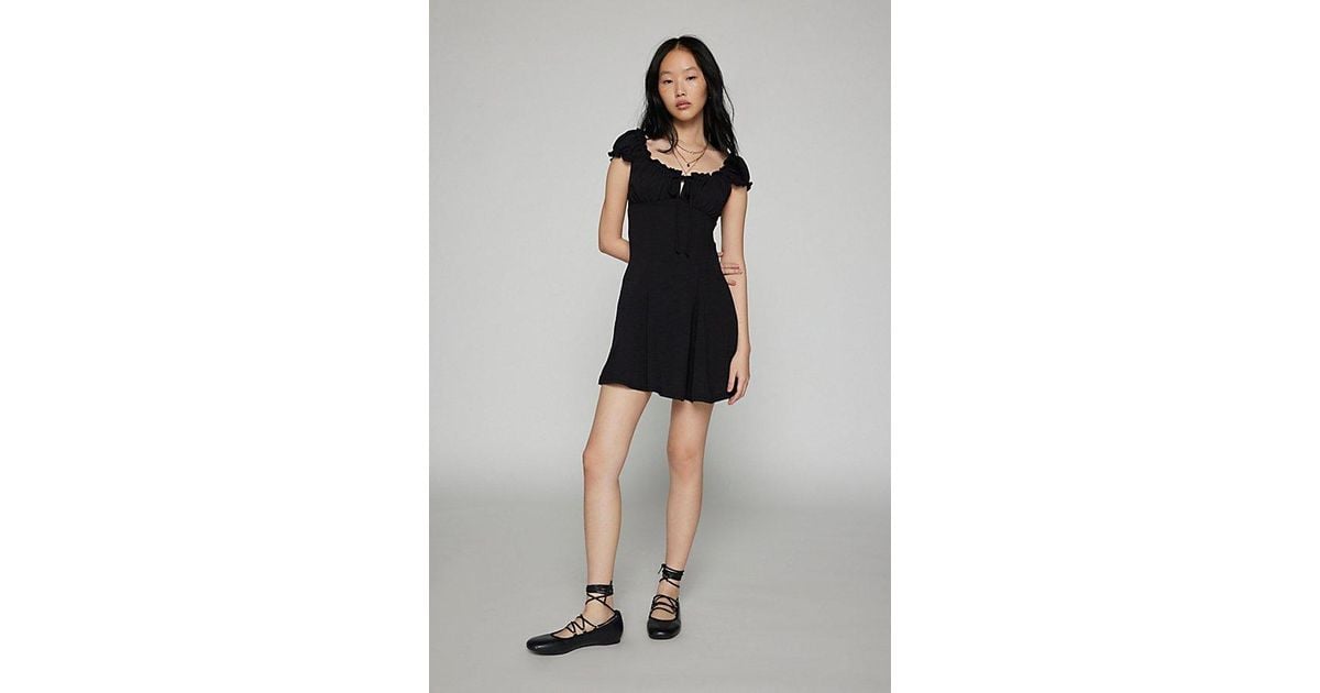 Urban Outfitters Uo Blair Mini Dress in Black | Lyst