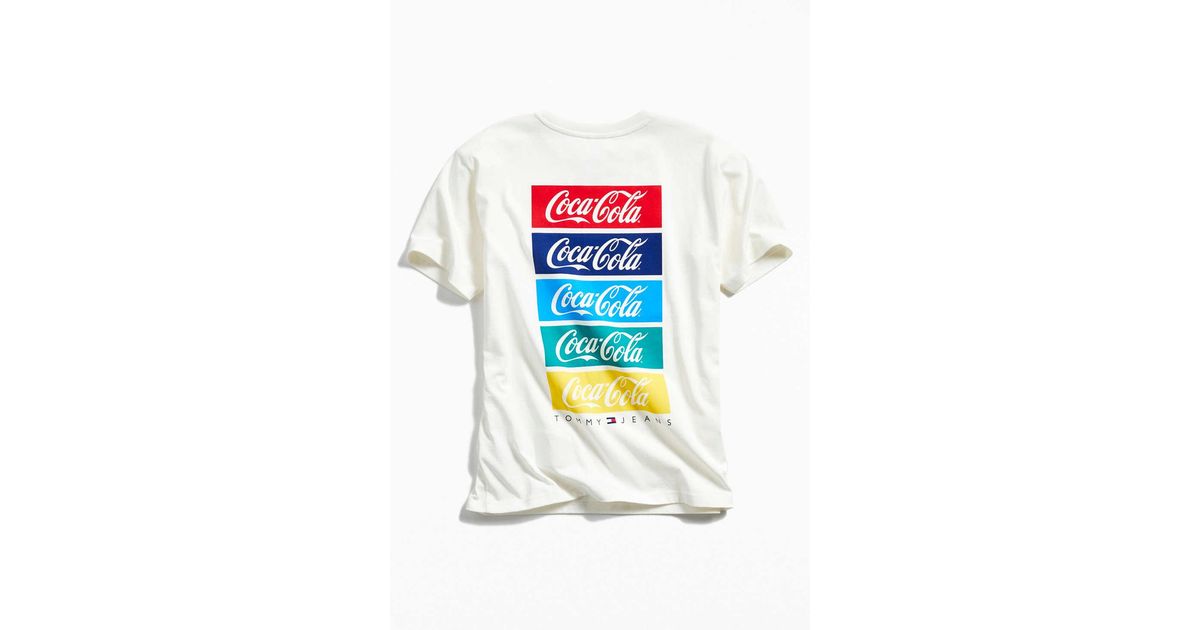Tommy Hilfiger Denim X Coca-cola Repeat Tee in White for Men - Lyst