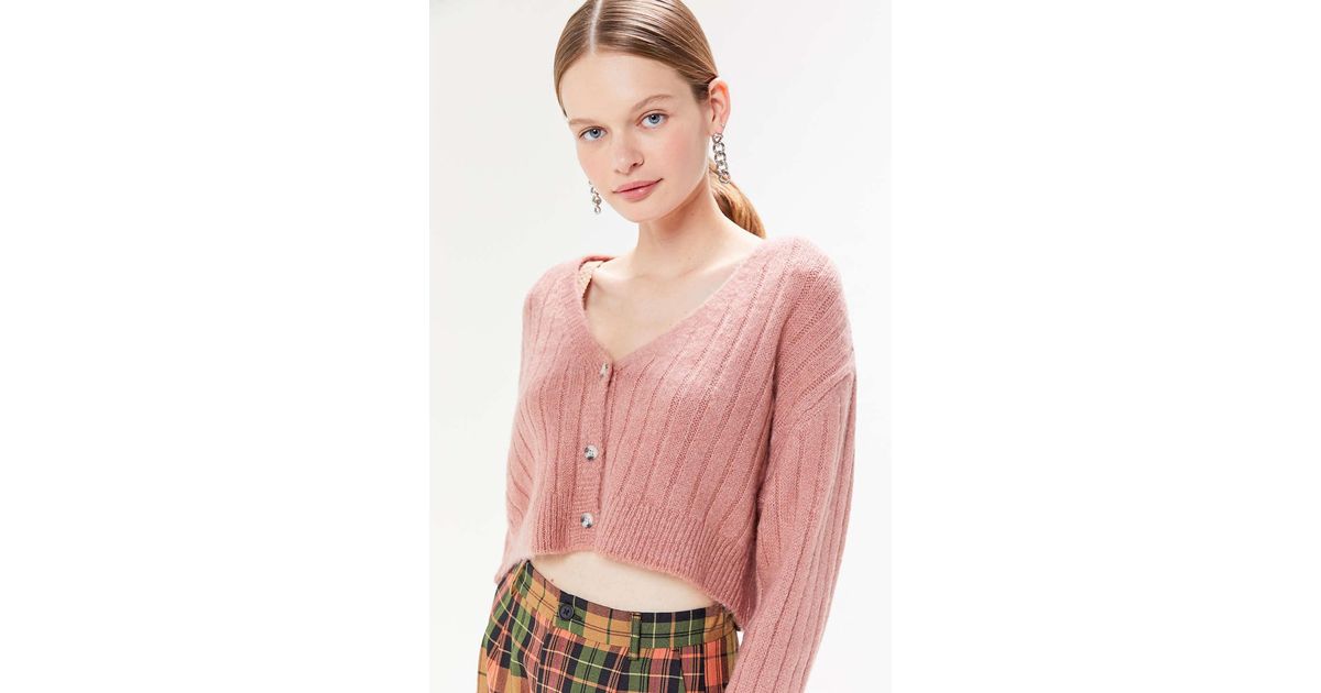 urban outfitters cropped cardigan