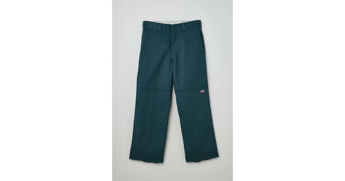 Dickies Uo Exclusive Cropped Double Knee Work Pant In Green Dickies Uo Exclusive Cropped Double Knee Work Pant In Green