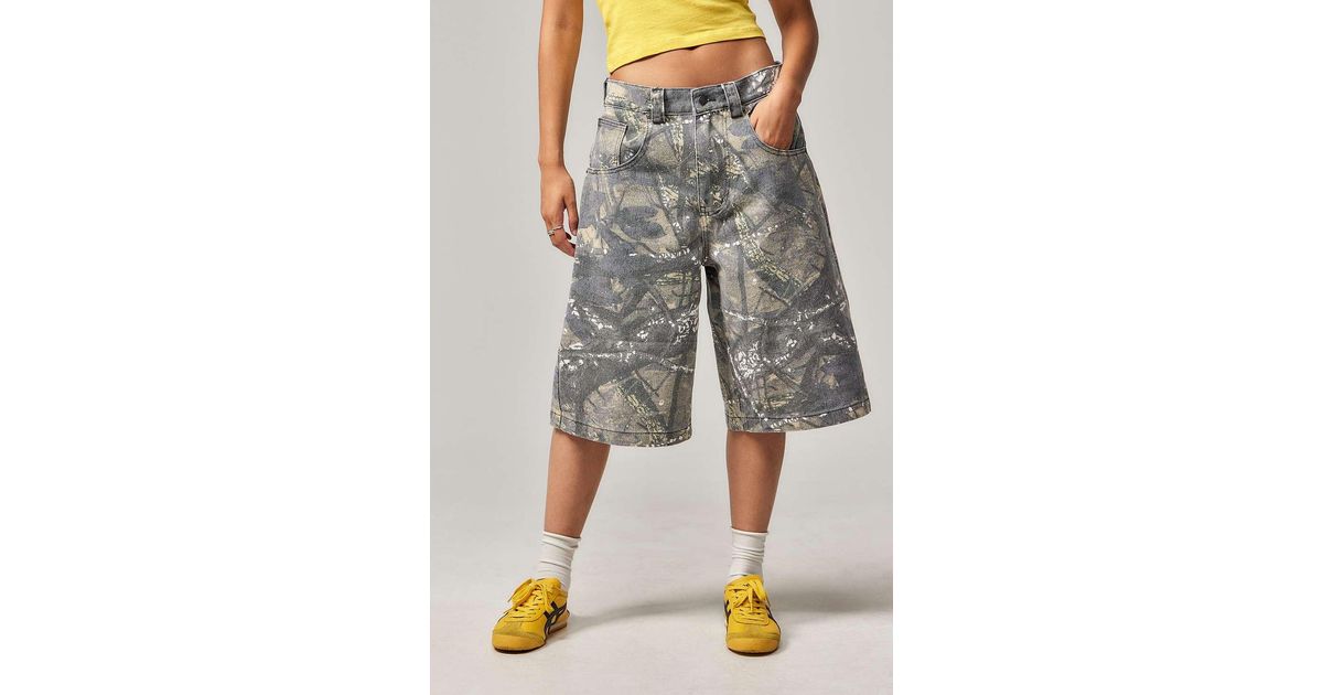 Jaded London Forest Camo Colossus Jorts 30 At Urban