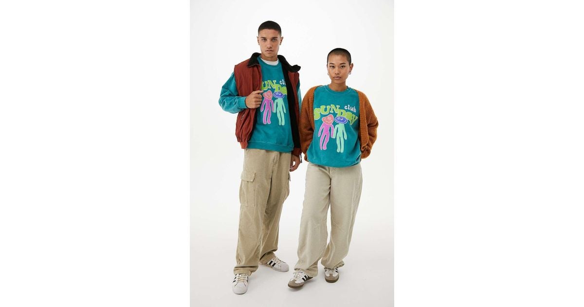 Urban Outfitters Uo Teal Sunday Club 