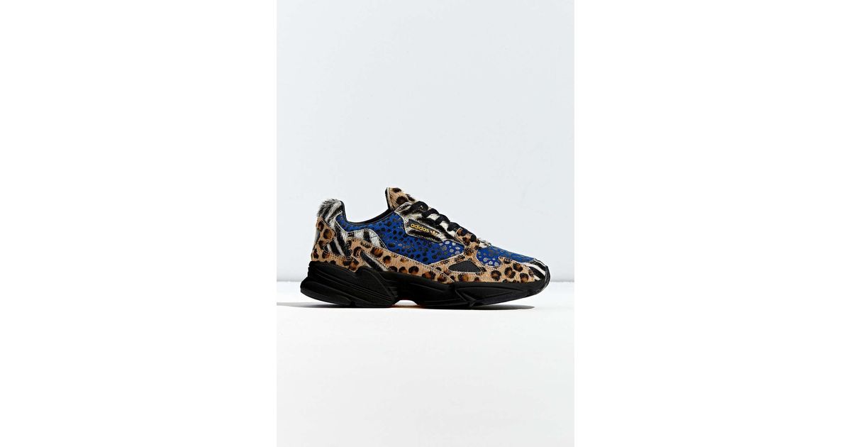 adidas falcon animal print sneaker