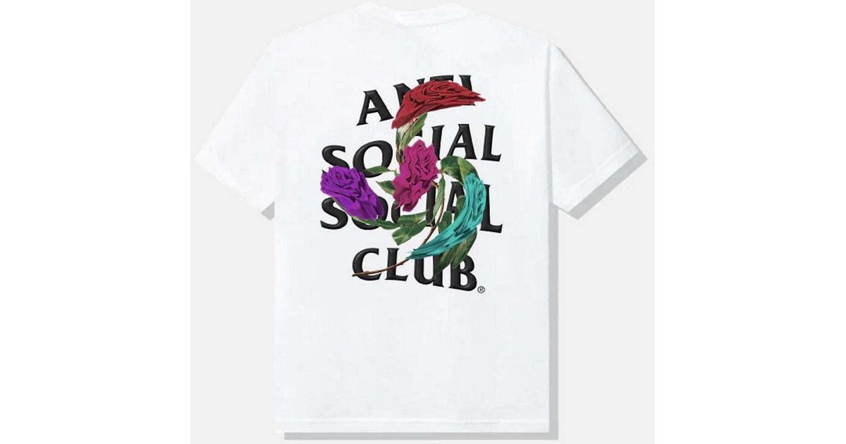 ANTI SOCIAL SOCIAL CLUB Thorns Tee in White for Men | Lyst Canada