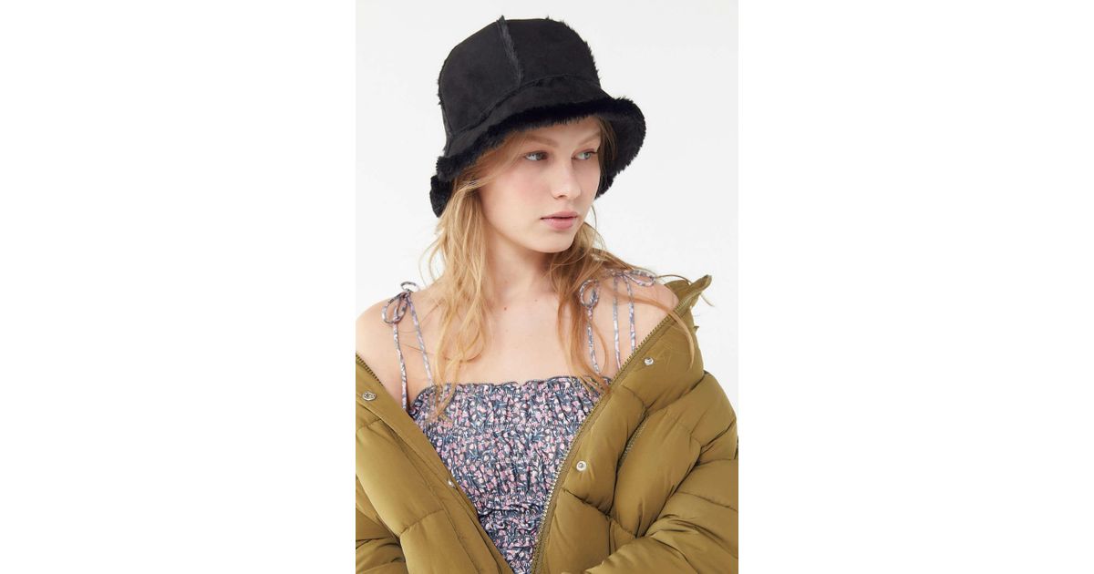 suede bucket hat