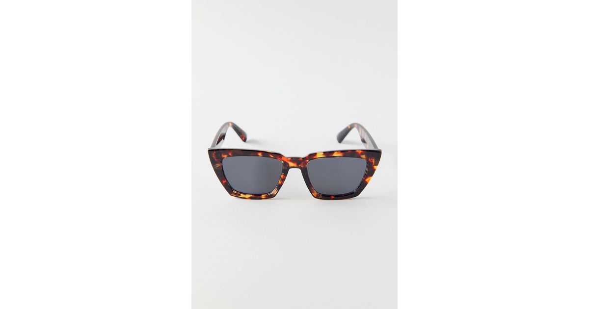 muir plastic rectangle sunglasses