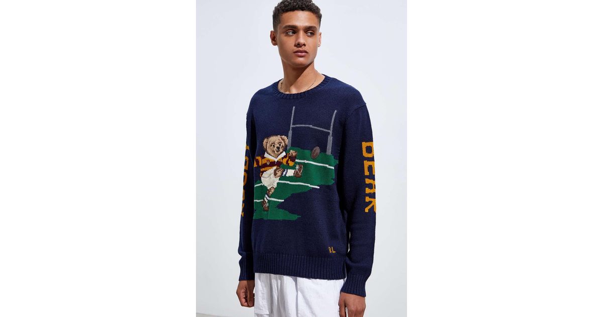 rugby bear sweater