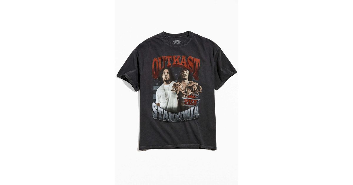 Urban Outfitters Cotton Outkast Vintage Wash Tee in Washed Black (Black)  for Men | Lyst Canada