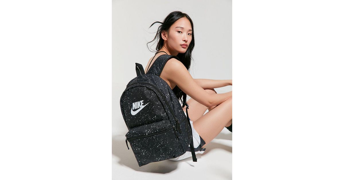 nike sportswear heritage metallic backpack