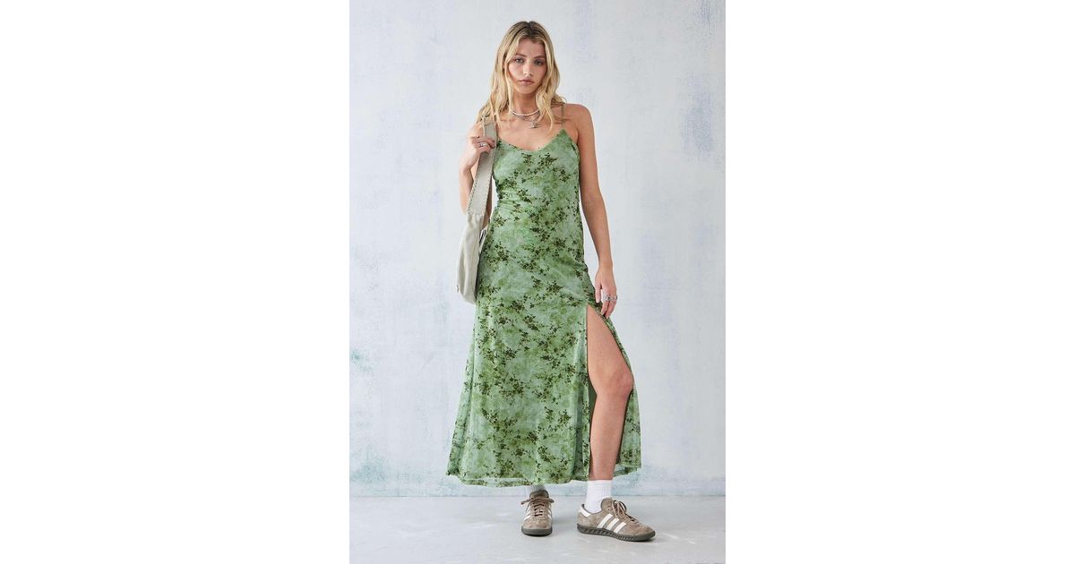 fitted lace wedding dress Brynn Orchid Knit Maxi Dress / Pastel Green | Meshki