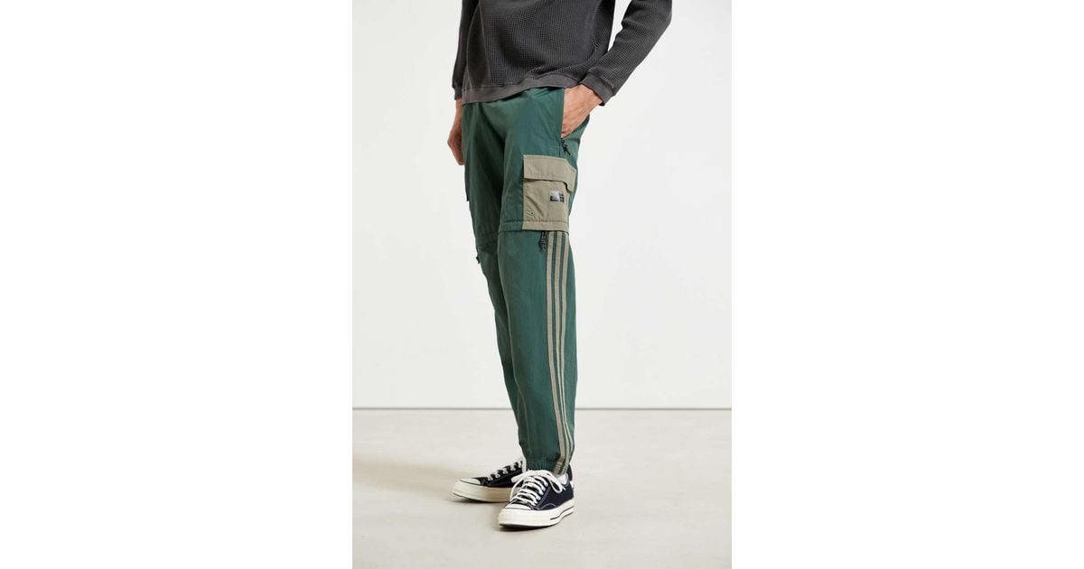 adidas 2-in-1 Zip-off Cargo Wind Pant in Green for Men