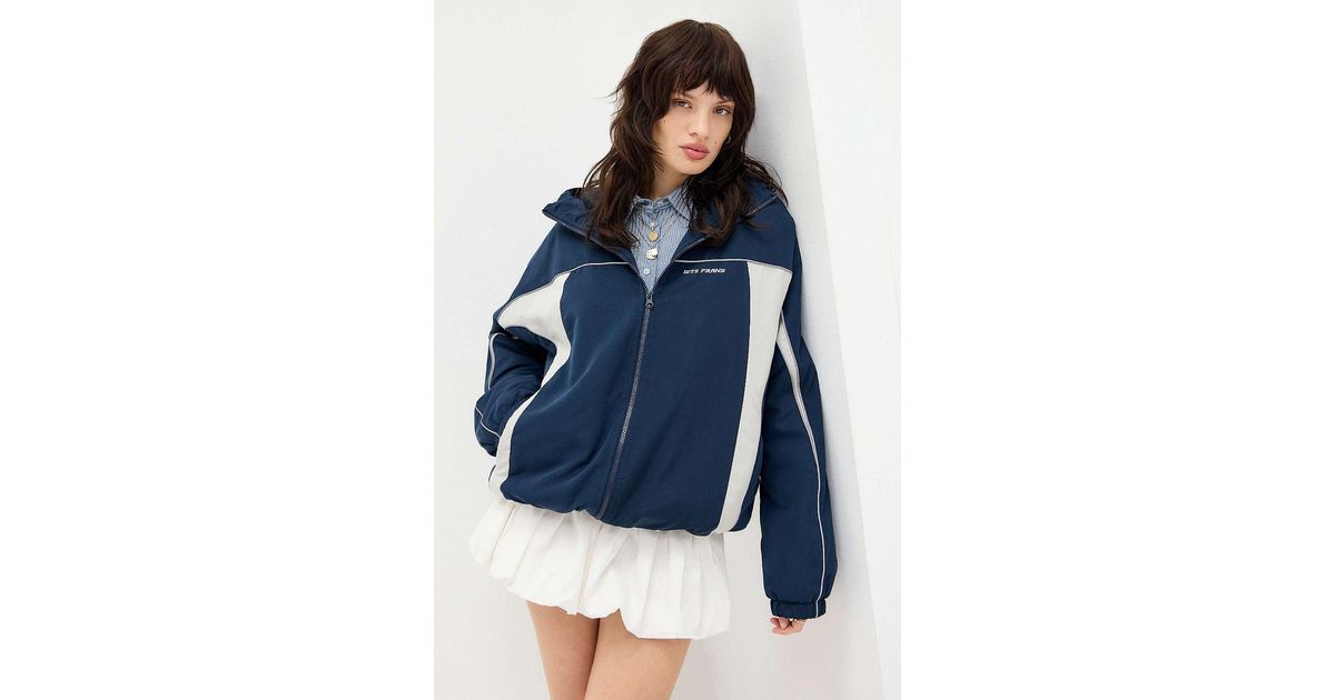 iets frans... Managers Shell Jacket in Blue | Lyst UK