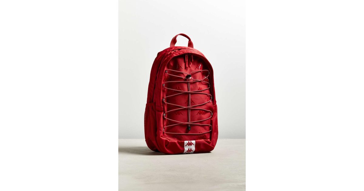 kappa backpack red