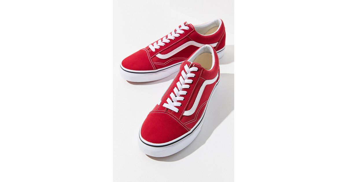 vans crimson red