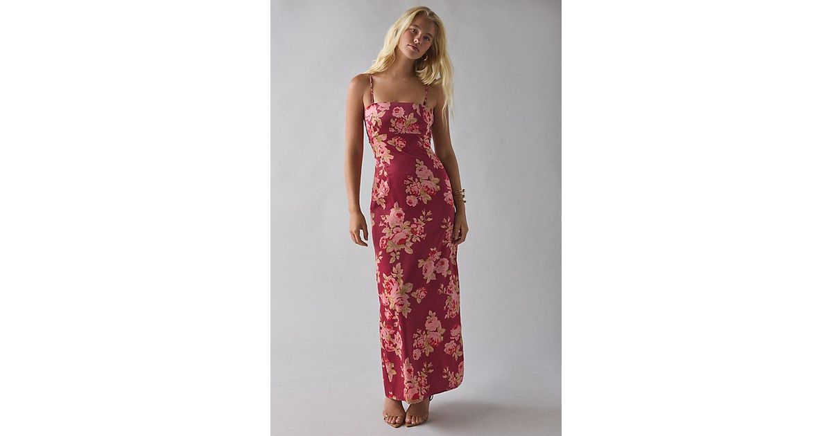 chinese dress ladies Lavender Lace Maxi Dress with Open Back and Frayed Hem| Maxi Dresses   Saved by the Dress