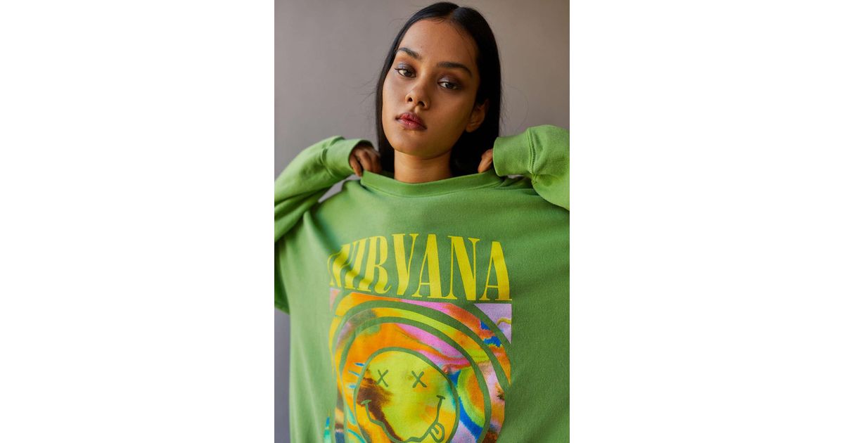 green nirvana sweatshirt