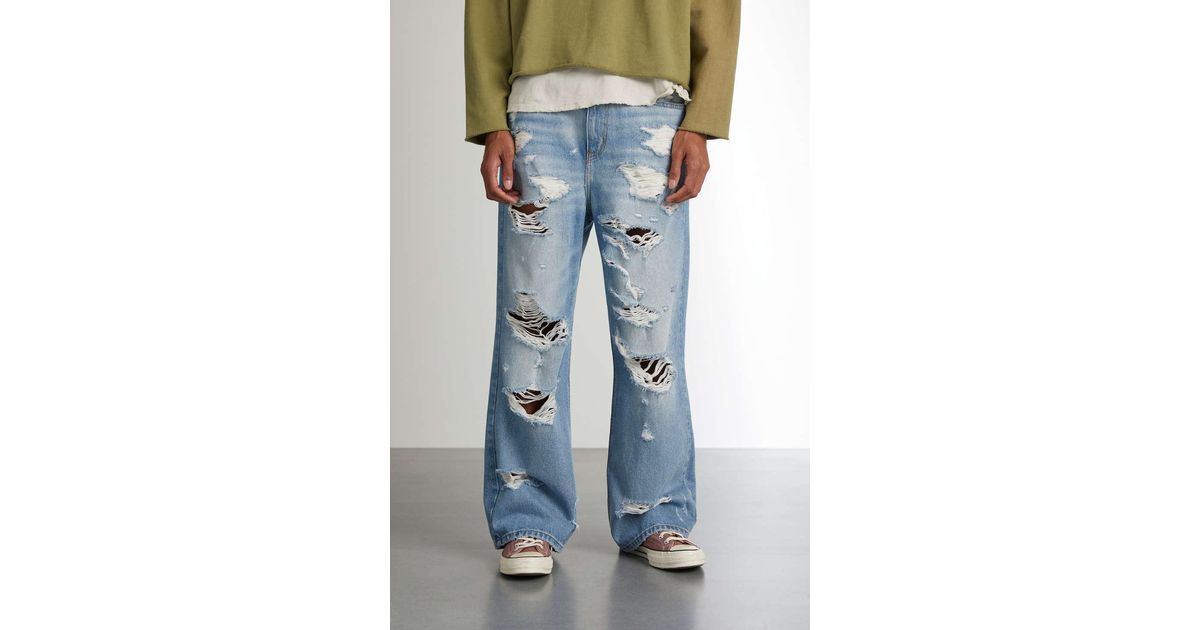 bdg big jack shredded relaxed fit jean