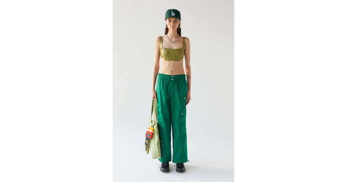 BDG Jemma Nylon Cargo Pant in Green Lyst