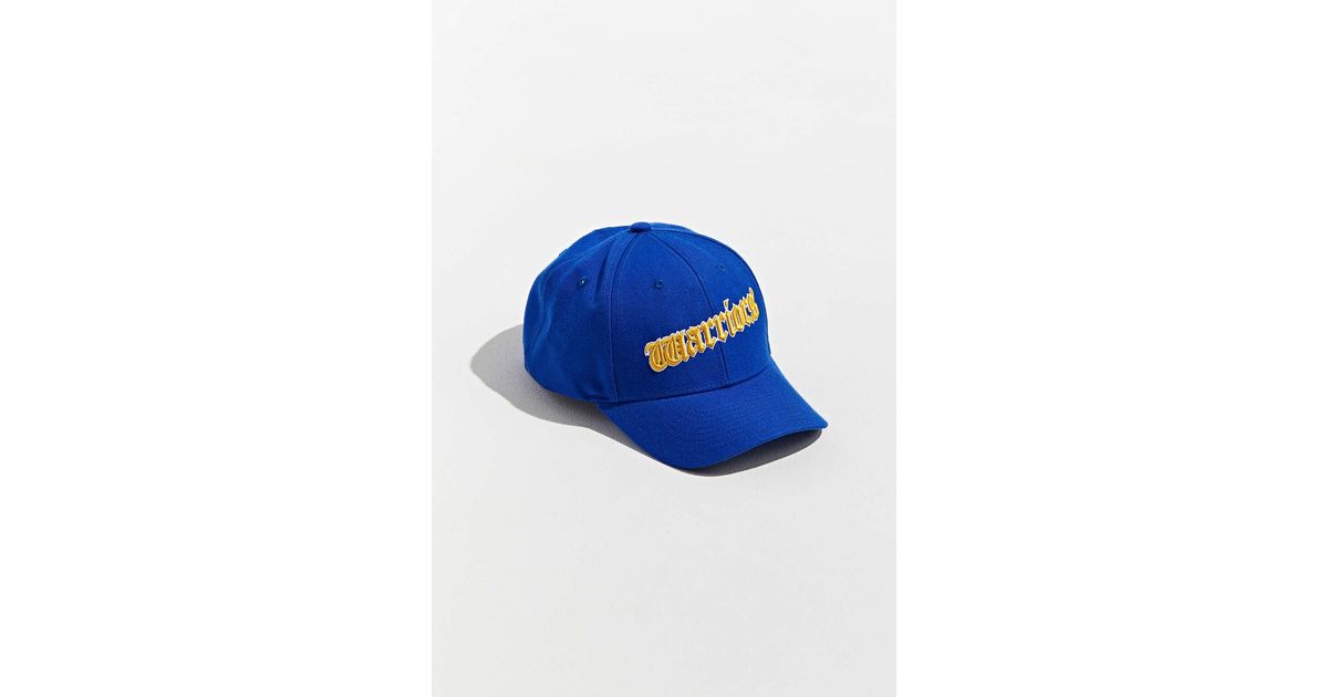 Mitchell & Ness Golden State Warriors Logo Blur Hardwood Classic Snapback  Hat, MITCHELL & NESS HATS, CAPS