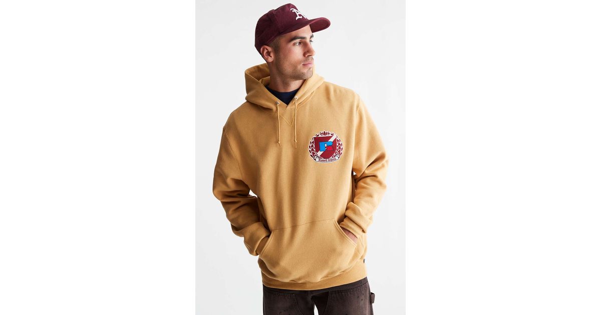 Russell Athletic Russell Collegiate Hoodie Sweatshirt in Brown for Men |  Lyst Canada