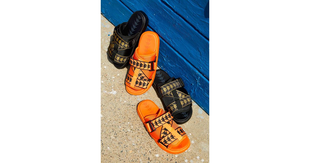 Kappa Banda Mitel 1 Orange Slide Sandal for Men | Lyst