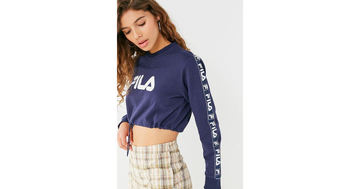 fila crop top urban outfitters