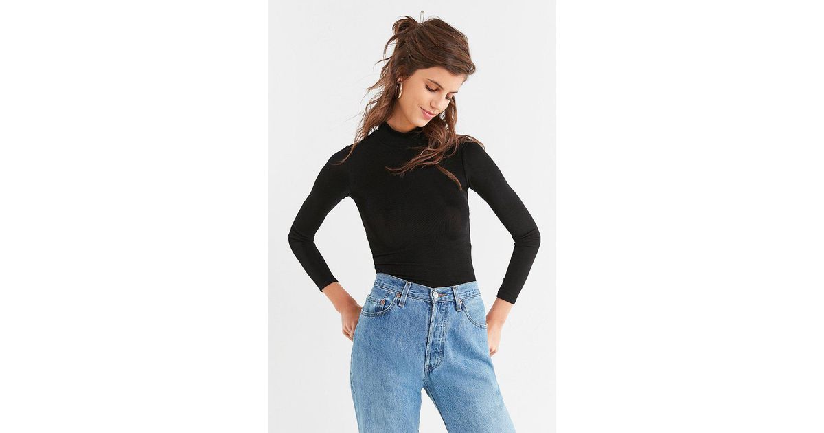 bodycon turtleneck top