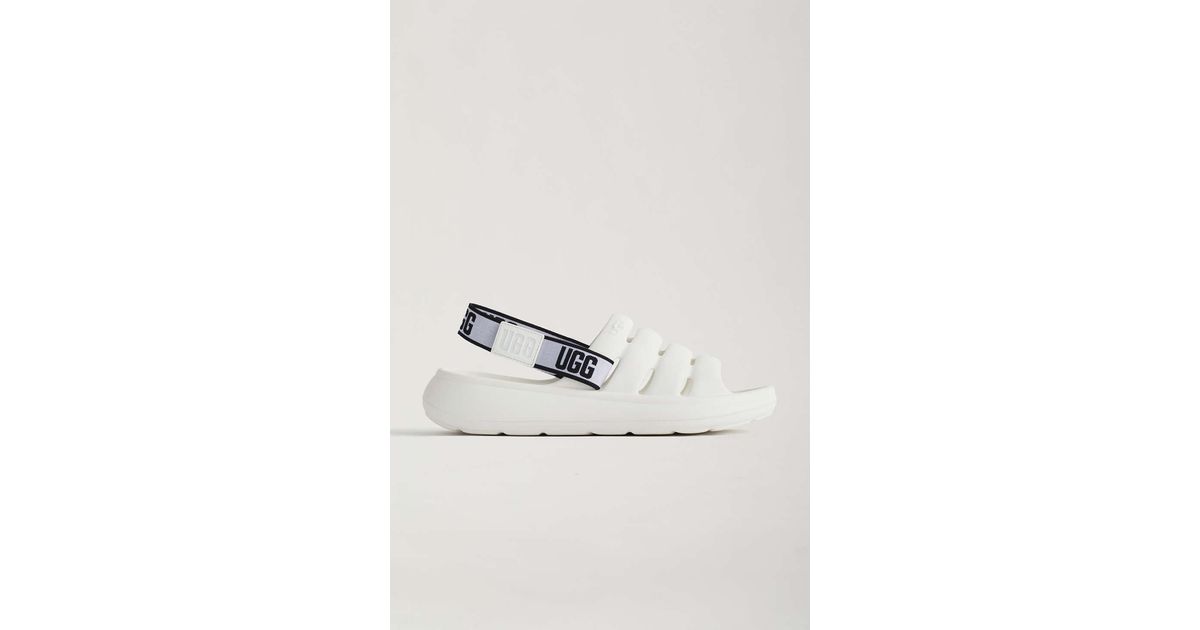 UGG Rubber Sport Yeah Slide Sandal in White for Men Lyst