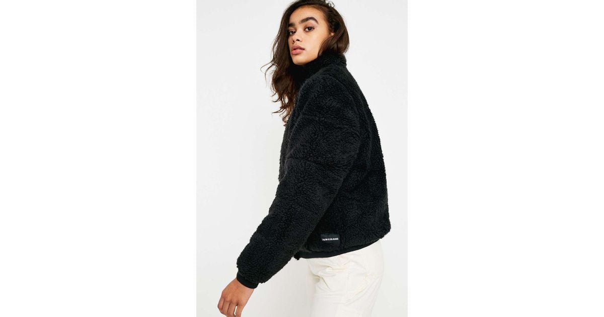 calvin klein polar fleece jacket