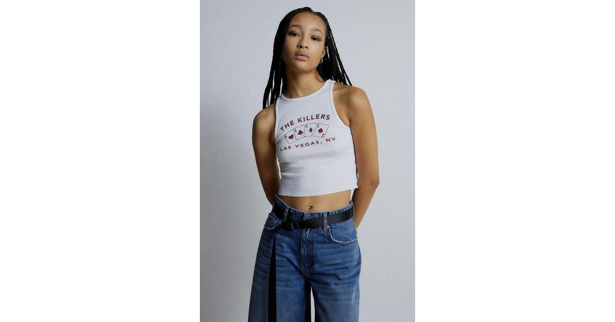 Urban Outfitters The Killers Las Vegas Tank Top in Gray | Lyst