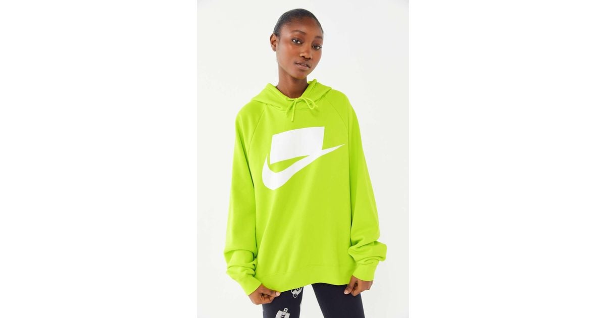 Nike Nike Sportswear Neon Hoodie Sweatshirt in Green | Lyst